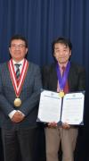 UNTRM entrega Distinción de Docente Honorario a reconocidos investigadores de Alemania y Japón
